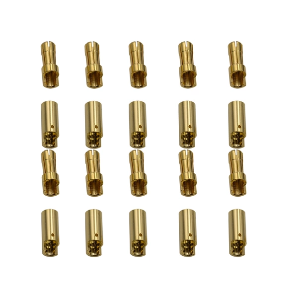10 Paar 5,5 mm Goldkontaktstecker Verbinder (Stecker/Buchse) Bananenstecker 10 Paar 5,5 mm Goldkontaktstecker Verbinder (Stecker/Buchse) Bananenstecker