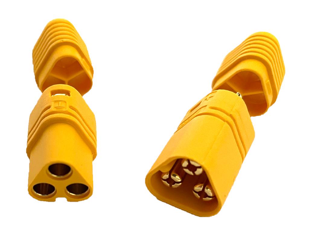 5 Paar MT60 (10 Stück) Stecker/Buchse (male/female) 3 Pin ESC