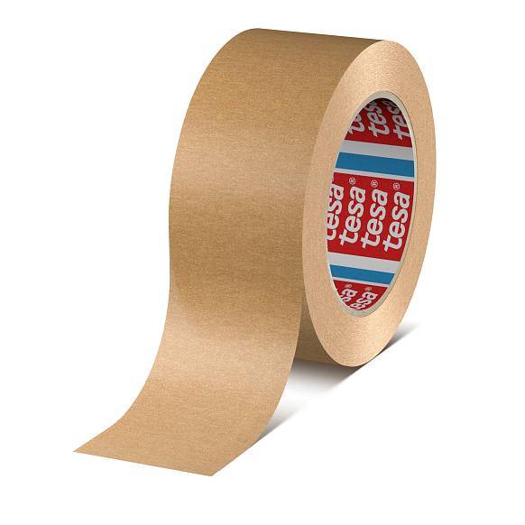 36 Rollen tesa 4713, Papierklebeband, Papier Packband, 50mm x50m, braun