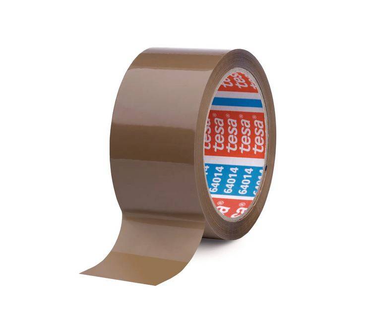 36 Rollen tesapack 64014, PP-Verpackungsklebeband, 50mm x 66m, braun