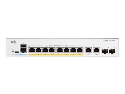 CISCO Catalyst 1300 8-port GE PoE Ext PS Netzwerk & Smart Home Switch Webverwaltet