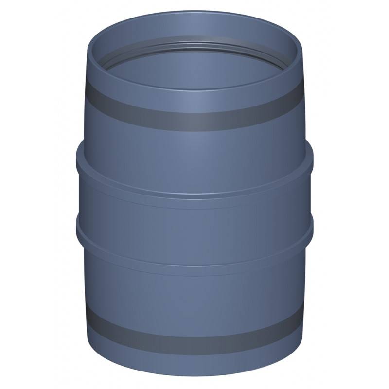 PoloPlast POLO KAL XS Doppelmuffe DN 75