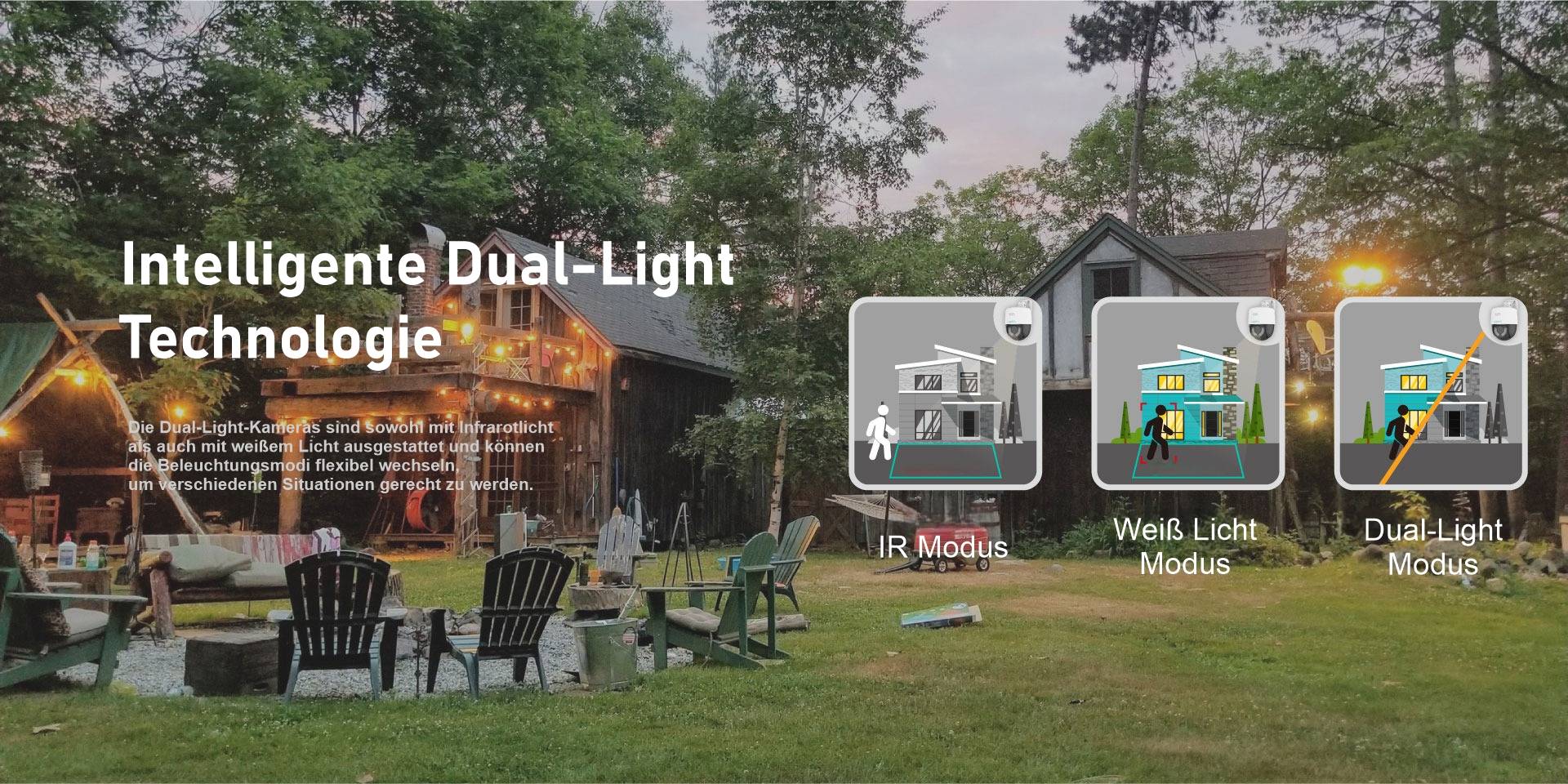 Uniarch by Uniview IPC-P213-AF40KC 3MP Dual Light PTZ