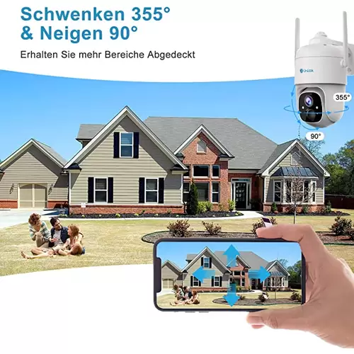 Kabellose PTZ 2K Solar WLan Kamera Kabellose PTZ 2K Solar WLan Kamera