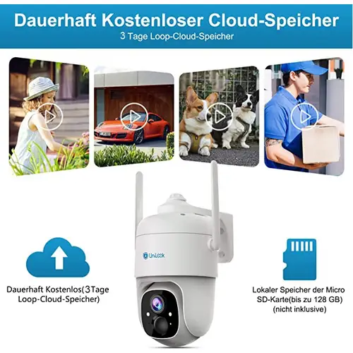 Kabellose PTZ 2K Solar WLan Kamera Kabellose PTZ 2K Solar WLan Kamera