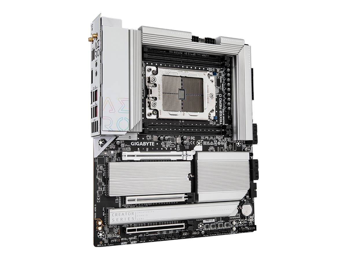 Gigabyte TRX50 AERO D - 1.0 - Motherboard - E-ATX - Socket sTR5 - AMD TRX50 Chipsatz - USB 3.2 Gen 1, USB 3.2 Gen 2, USB