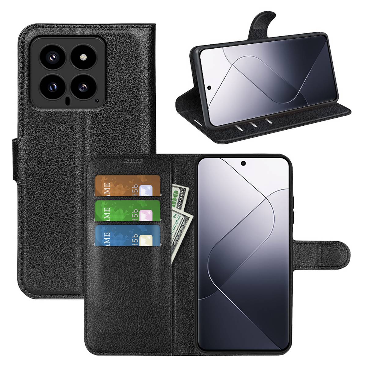 Für Xiaomi 14 Book Handy Tasche Wallet Premium Schutz Hülle Cover Case