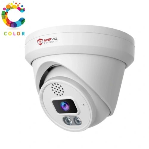 Anpviz 6MP Turret Color Kamera mit Aktive Abschreckung Anpviz 6MP Turret Color Kamera mit Aktive Abschreckung
