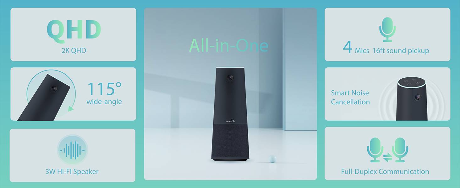 Uniarch Konferenz USB Webcam 4MP IoT-Unear A30