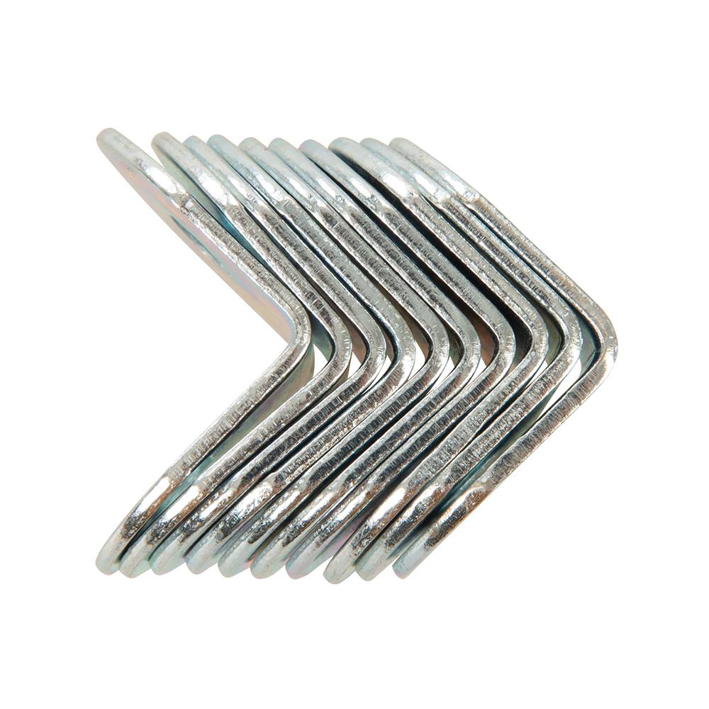 10 x Winkelstrebe 19 x 19 x 1,5 mm verzinkt