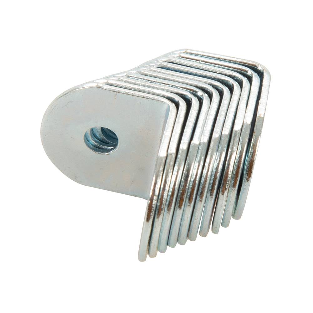 10 x Winkelstrebe 19 x 19 x 1,5 mm verzinkt