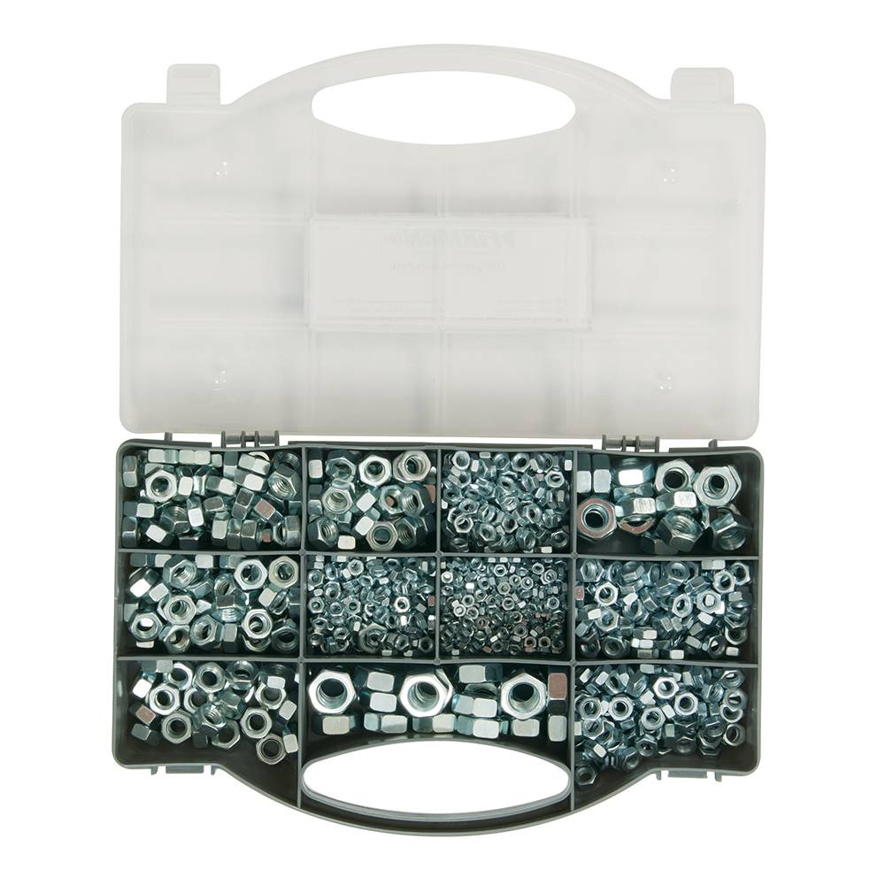 Sechskantmuttern M3-M12 Sortiment 1.000-tlg