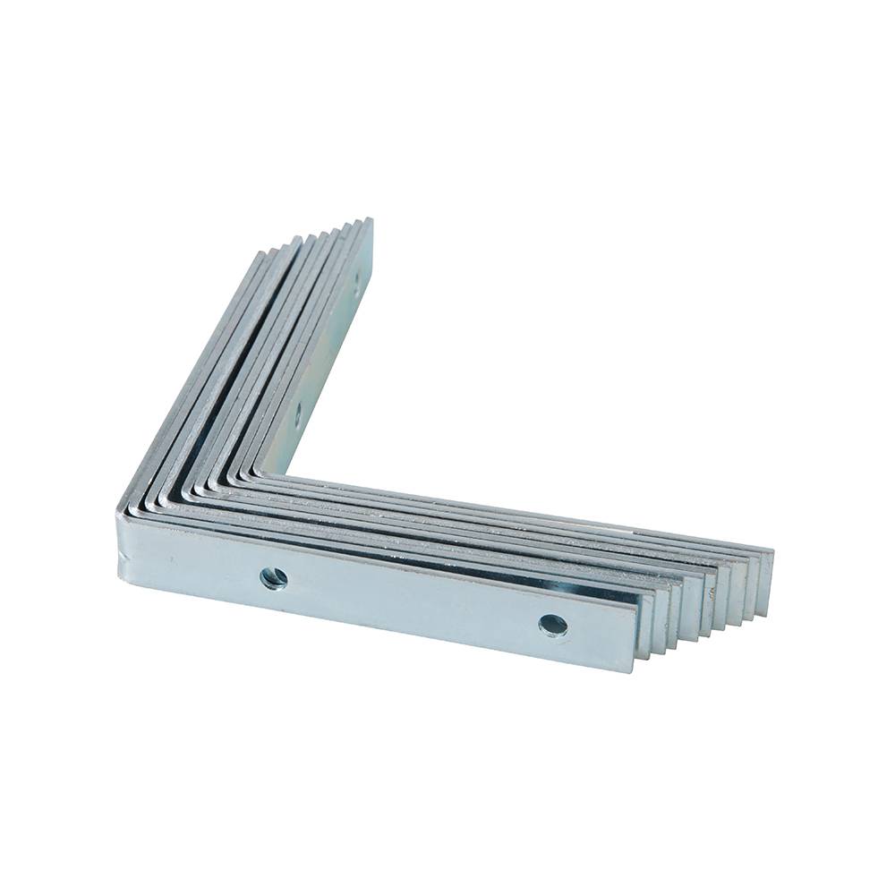 10 x Eckwinkel 100 x 1,6 x 16 mm verzinkt
