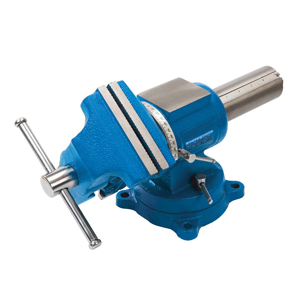 Profi Schraubstock mit Drehteller 125 mm 360° x 360°