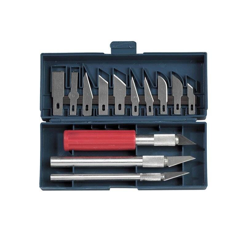 Messer Set mit 3 Griffen und 13 Klingen