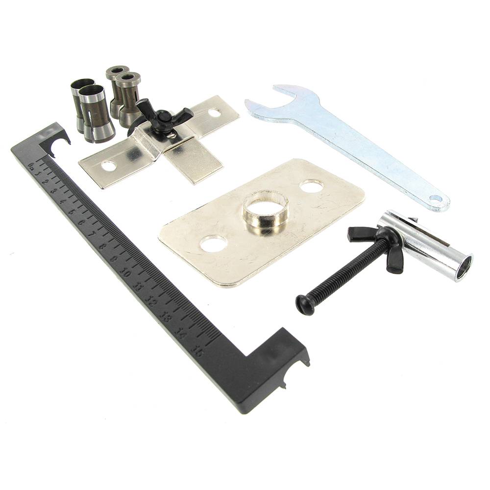 Oberfräse 1500 W inkl. Spannzangen 1/2 Zoll, 1/4 Zoll, 8 mm und 12 mm