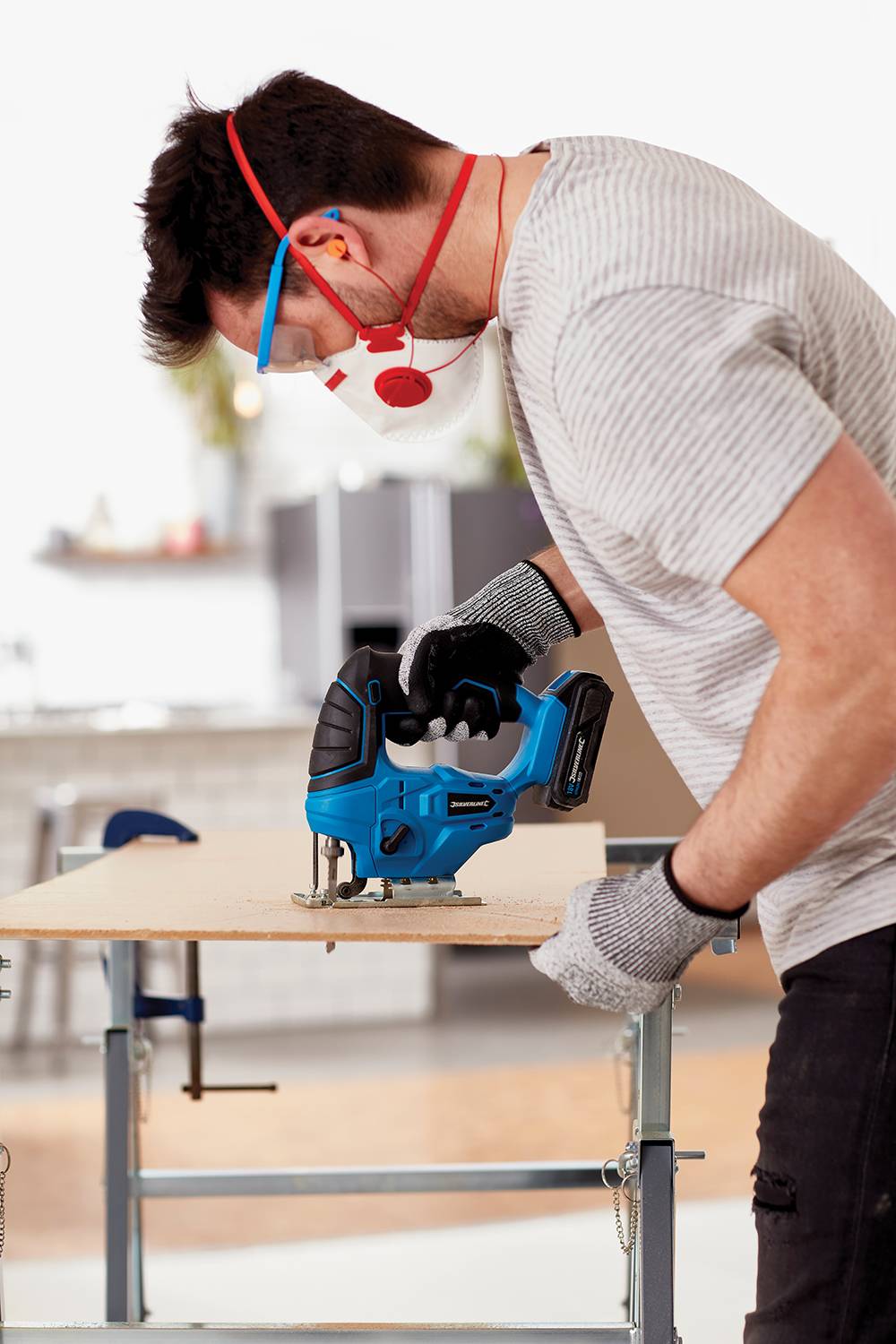 Akku Pendelhubstichsäge 18 V inkl. Akku + Ladegerät