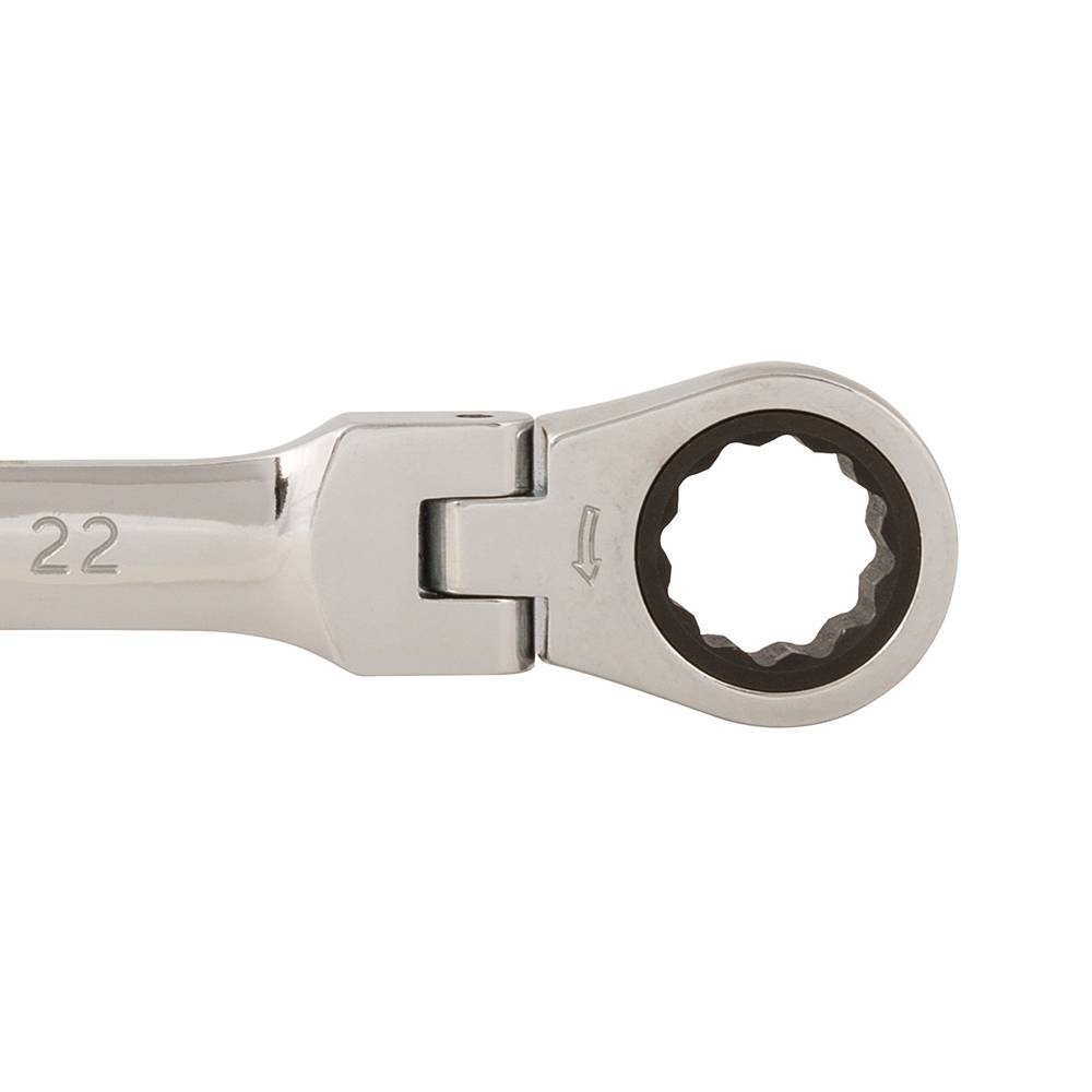 Ring-Maul-Ratschenschlüssel mit Gelenk 22 mm