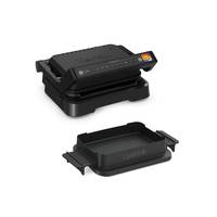 TEFAL OptiGrill 4in1 GC774810 - Schwarz - Metall - Rechteckig - Tasten - 600 cm²