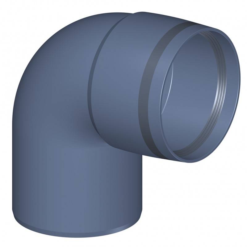POLOPLAST POLO-KAL XS, Bogen, DN 90/87, 1 Stk.