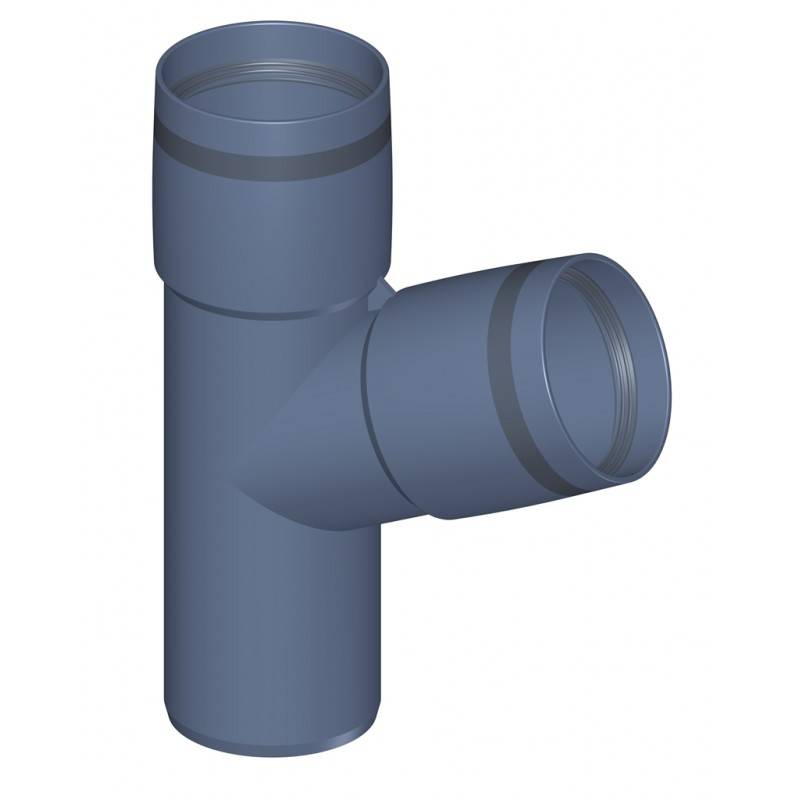 PoloPlast POLO KAL XS Abzweig DN 50/50, 67,5 Grad