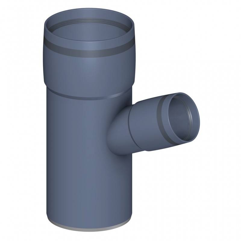 PoloPlast POLO KAL XS Abzweig DN 90/50, 67,5 Grad