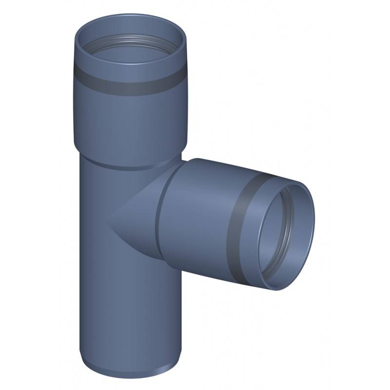 PoloPlast POLO KAL XS Abzweig DN 40/40, 87,5 Grad