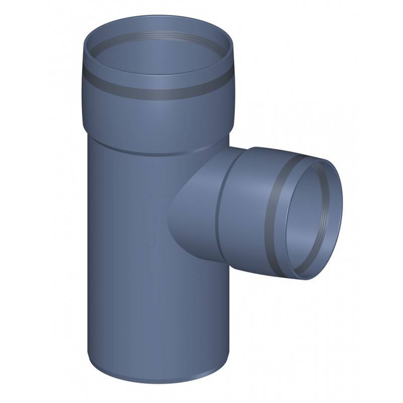 PoloPlast POLO KAL XS Abzweig DN 110/90, 87,5 Grad