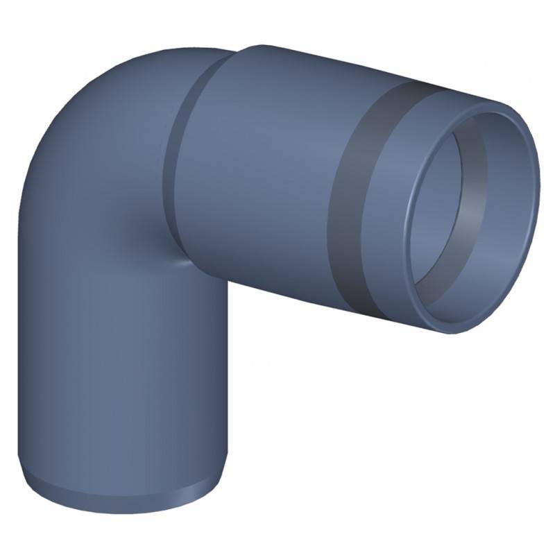 PoloPlast POLO KAL XS Bogen DN 32, 87,5 Grad