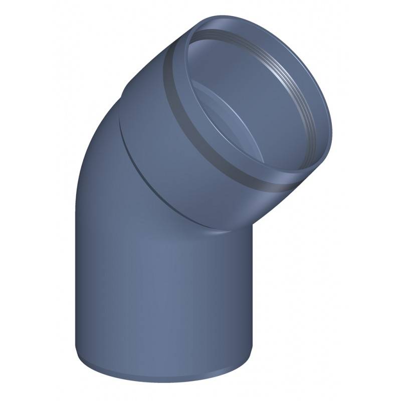 PoloPlast POLO KAL XS Bogen DN 110, 45 Grad