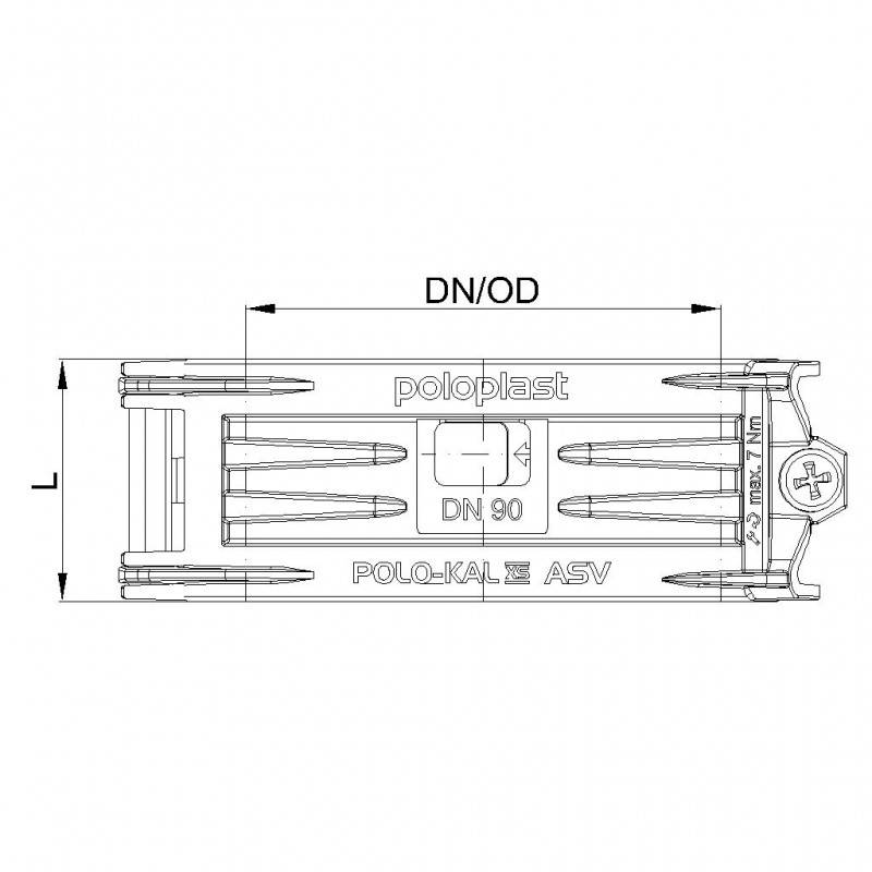PoloPlast POLO KAL XS Auszugsichere Verbindung DN 90