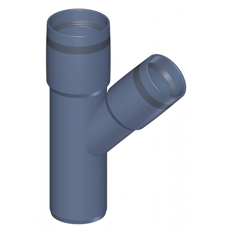 PoloPlast POLO KAL XS Abzweig DN 40/32, 45 Grad