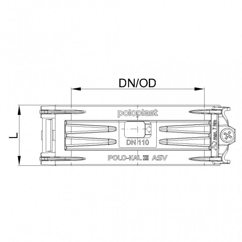 PoloPlast POLO KAL XS Auszugsichere Verbindung DN 110