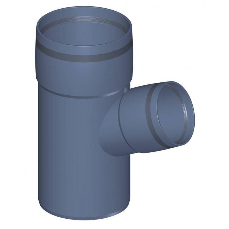 PoloPlast POLO KAL XS Abzweig DN 110/75, 67,5 Grad