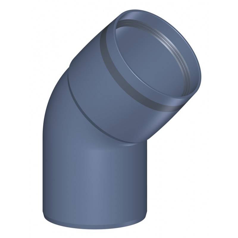 PoloPlast POLO KAL XS Bogen DN 75, 45 Grad