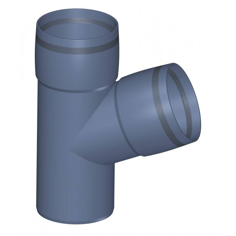 PoloPlast POLO KAL XS Abzweig DN 90/90, 67,5 Grad
