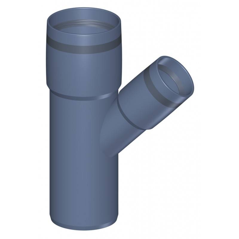 PoloPlast POLO KAL XS Abzweig DN 50/32, 45 Grad