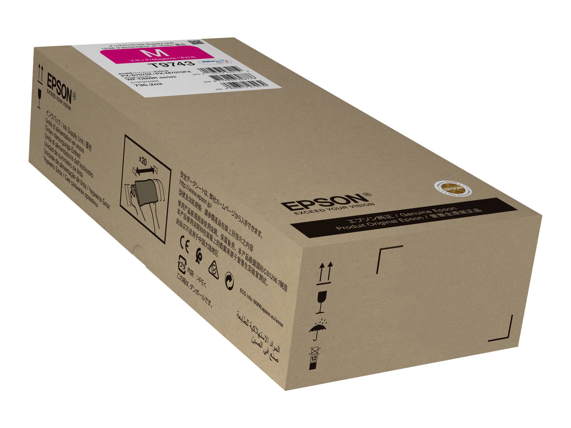 Epson T9743 - 735.2 ml - Größe XXL - Magenta