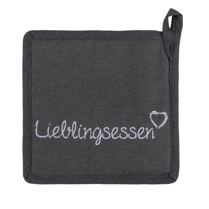 2 x Topflappen Lieblingsessen ca. 20 x 20 cm