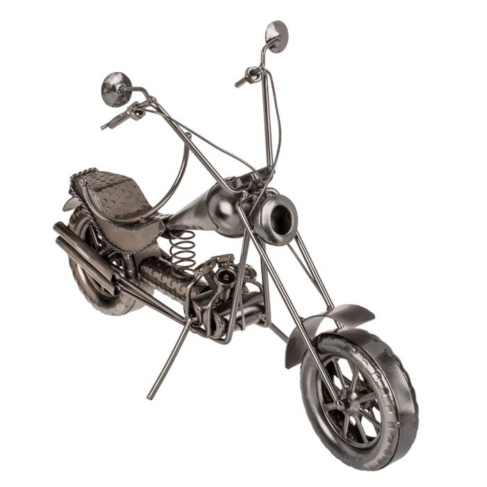 Flaschenhalter Motorrad II aus Metall