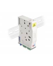 Delock Kabelanschlusskasten - with splice holder - DIN schienenmontierbar - LC D