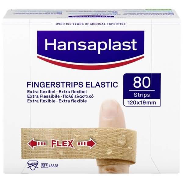 Wundpflaster Hansaplast Elastic Fingerverband 12x2cm 80 Stück