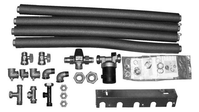 Wolf Anschluss-Set CSZ Warm-/Kaltwasser mit Wassermischer/Zirkulationspumpe