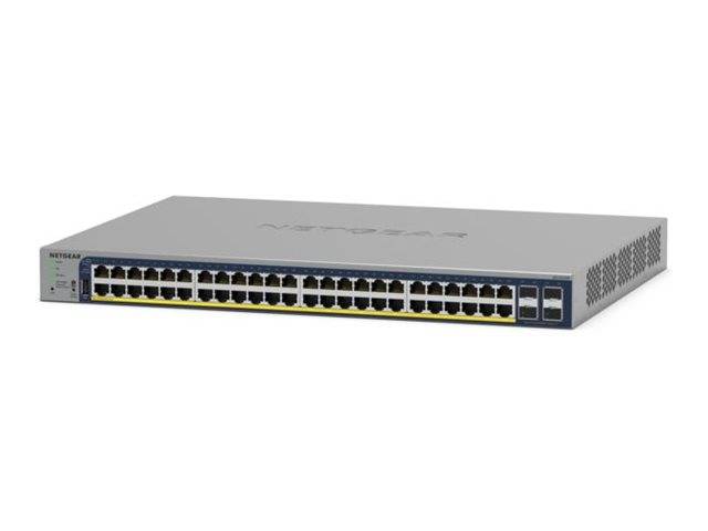 NETGEAR Smart GS752TPP - V3 - Switch - L3 Lite - Smart - 48 x 10/100/1000 (PoE+)