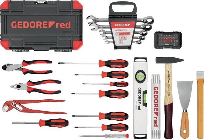 Werkzeugkoffer Meister XL-R21652101 100-tlg.GEDORE RED