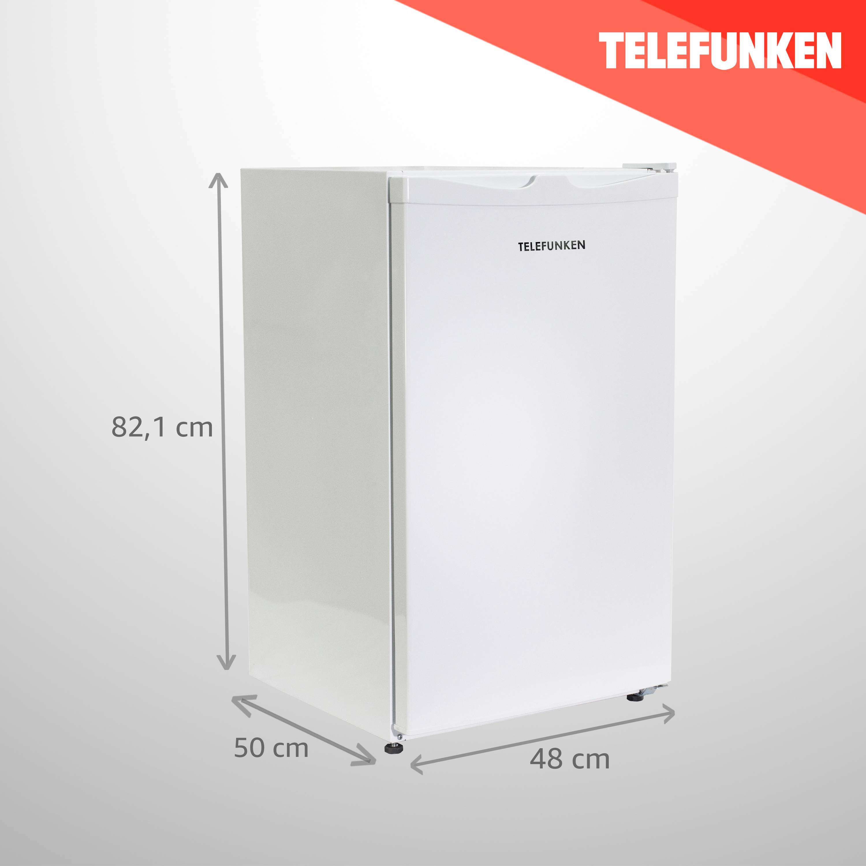 TELEFUNKEN CF-33-101-2 Kühlschrank mit Gefrierfach (nur für Eiswürfel) | Freistehend | 89 Liter