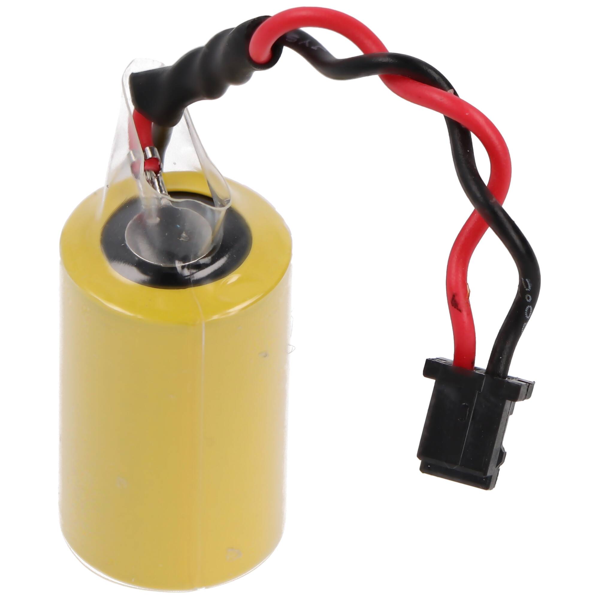 Lithium Batterie passend für Toshiba ER3V mit schwarzem Stecker, unbedingt Stecker beachten, 3,6V 1000mAh