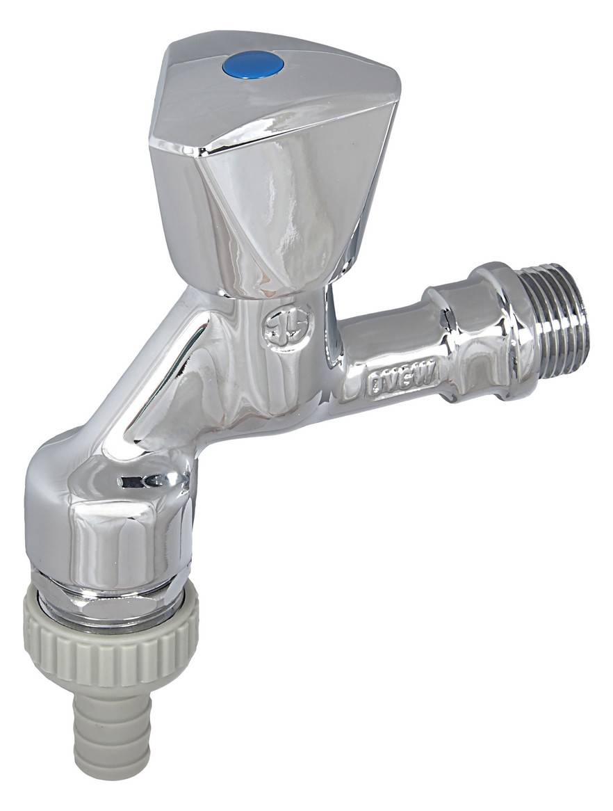 Schlösser 1/2" Auslaufventil mit Belüfter in Chrom DVGW