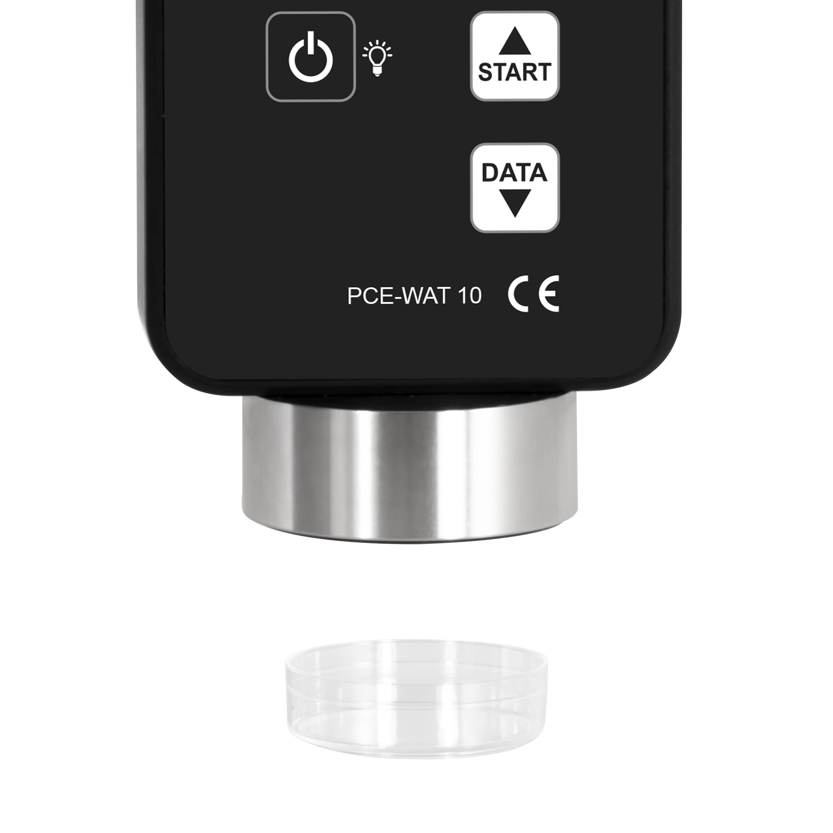 PCE Instruments Wasseraktivitäts-Messgerät PCE-WAT 10 |0 aw ... +1 aw |Datenlogger |Temperatur |Aw Wert |LCD Display