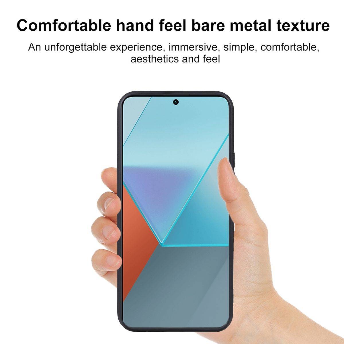 Für Xiaomi Redmi Note 13 Silikon TPU Schutz Handy Hülle Cover Schwarz